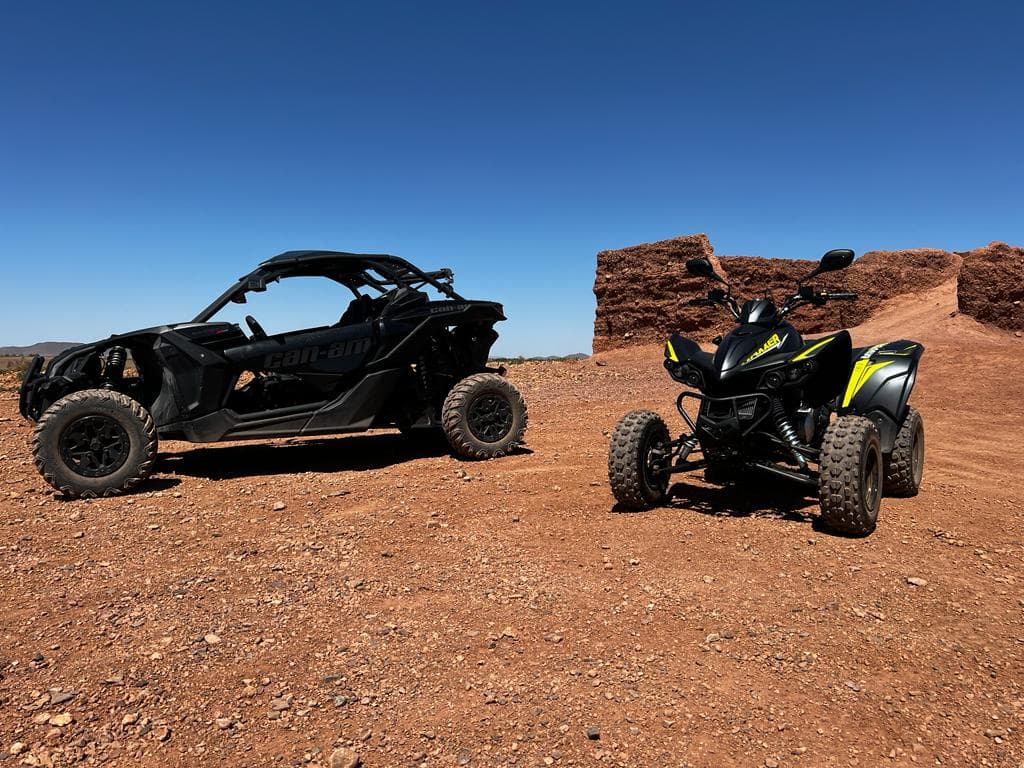 Quad et buggy dans le désert d'Agafay